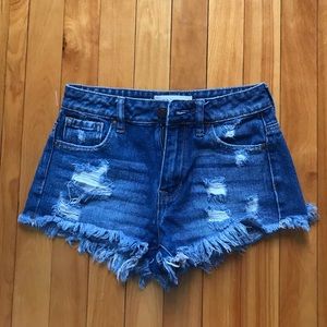 size 22 pacsun high rise festival shorts